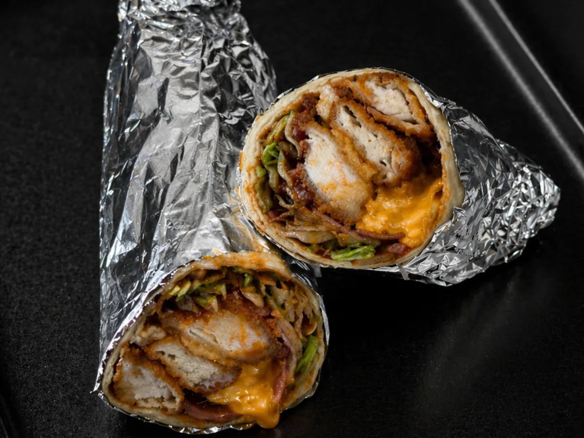 Hunger BBQ wrap s hranolkami