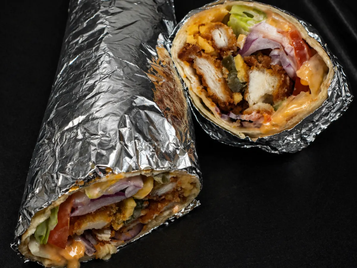 Hunger Spicy wrap s hranolkami